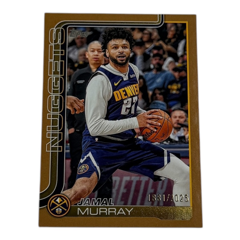 2025 Topps Jamal Murray Gold Parallel Denver Nuggets #103 Serial Numbered /2025 - Picture 1 of 3